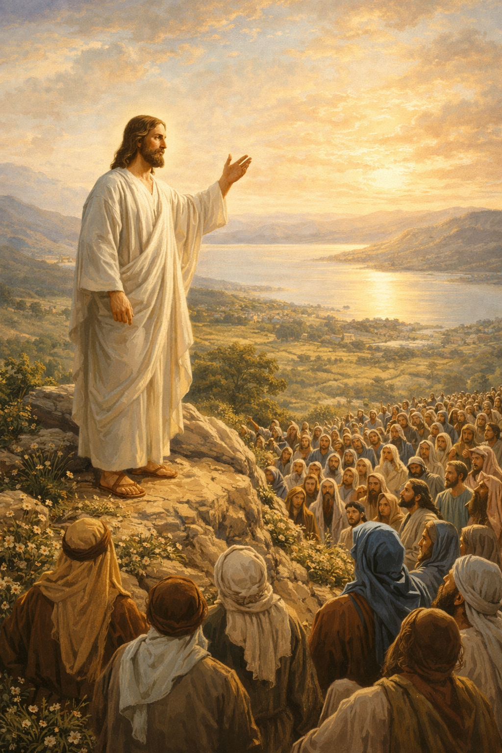 Jesus Christ Delivering the Sermon on the Mount