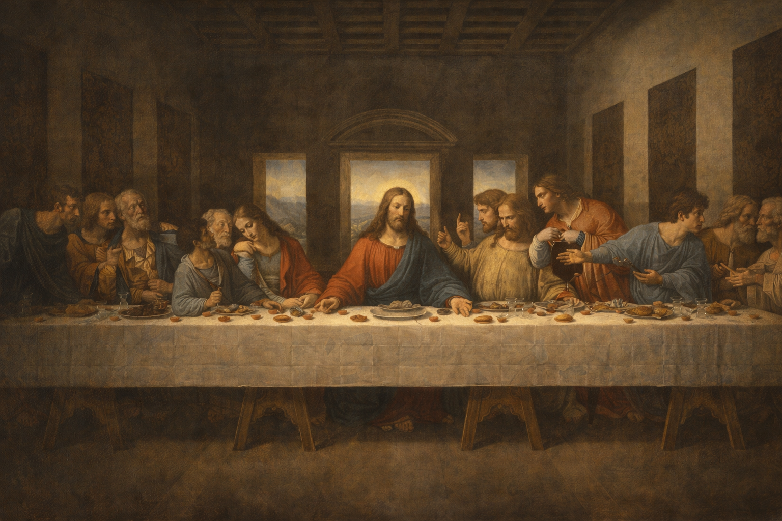 The Last Supper — Jesus and the Twelve Apostles