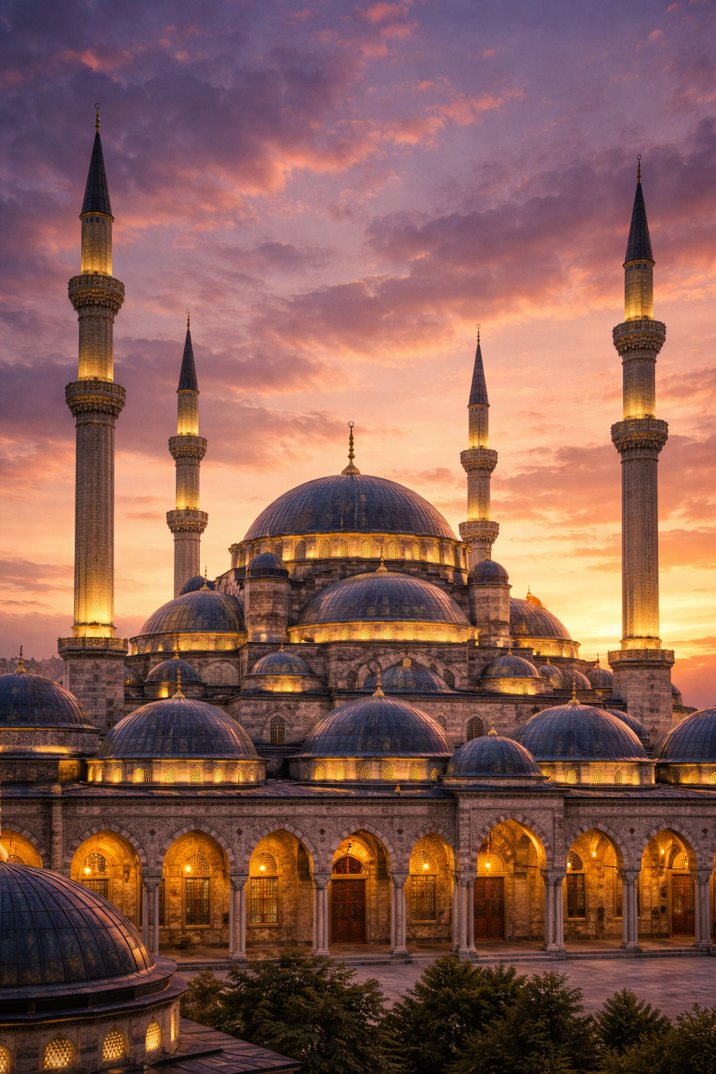 Grand Mosque at Sunset