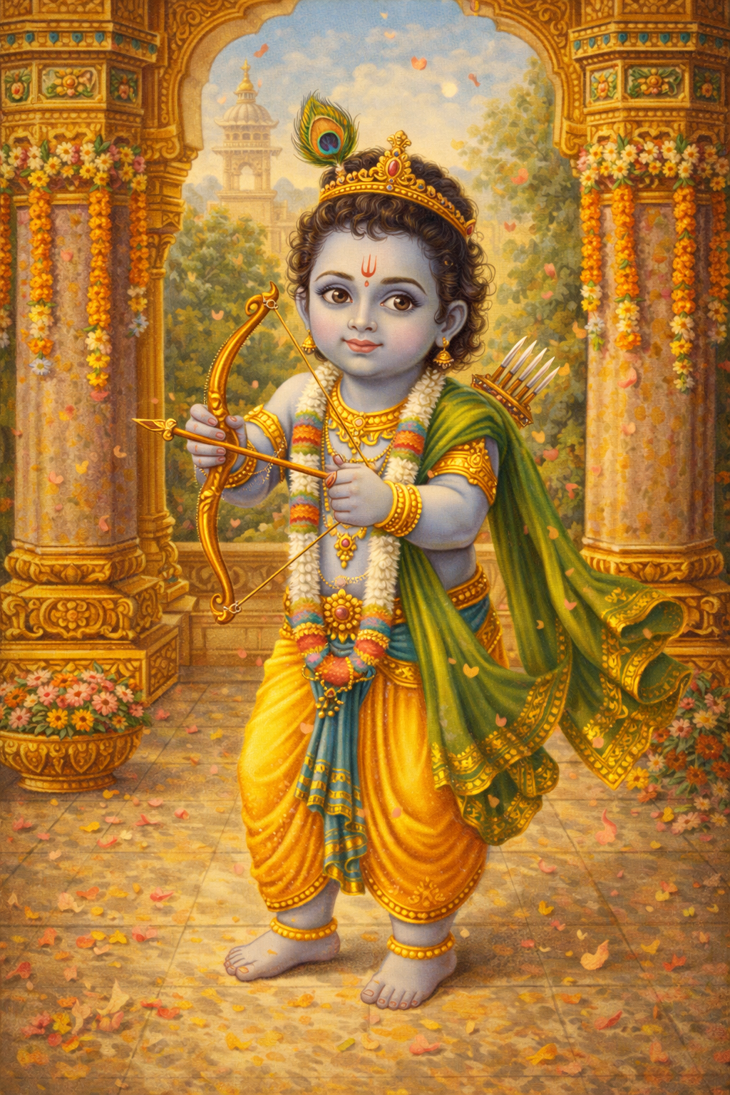 Bal Rama — Child Prince with Bow